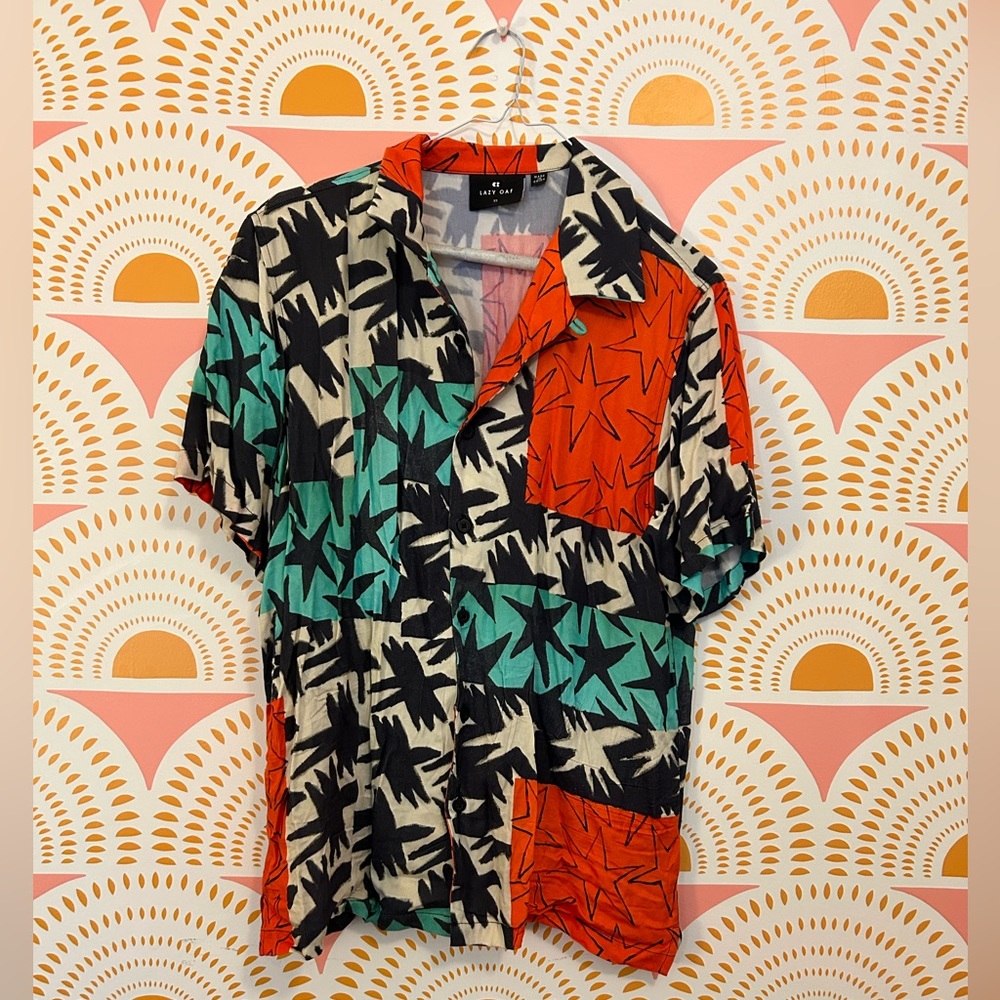 Lazy oaf x Laurie Vincent and daisy parris bowling shirt | size XS